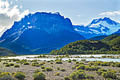 A mountainous scene in Parque Nacional Los Glaciares; Patagonia, Argentina