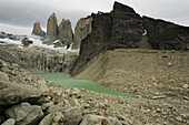 The Towers, Torres del Paine National Park, Patagonia, Chile.; Torres del Paine National Park, Patagonia, Chile.