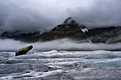 Landscape wilderness on the Aletsch Glacier.; Aletsch Glacier, Fiesch, Switzerland.