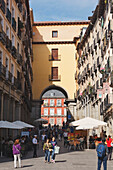 The Calle Toledo Entrance To The Plaza Mayor; Madrid Spain