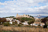 Die alte maurische Burg; Antequera Andalusien Spanien
