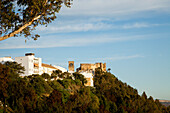Eine alte Burg; Arcos De La Frontera Andalusien Spanien