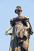 Statue Of Maria Christina Of The Two Sicilies 1806-1878 4Th Wife Of King Ferdinand Vii Of Spain; Madrid Spain