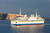 Gozo Channel Line Ferry By Comino Island, Malta