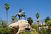 Statue von General San Martin; Mendoza Argentinien