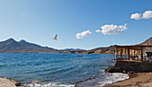 La Isleta Del Moro Auch bekannt als La Isleta im Cabo De Gata-Nijar Naturpark; Provinz Almeria Spanien