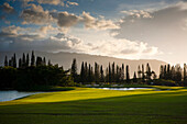 Der Küsten-Makai-Golfplatz; Princeville, Kauai, Hawaii