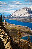 Tagish Lake und Lime Mountain; Carcross Yukon Kanada