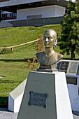 Bronze Bust Monument; Ushuaia Argentina