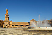 Plaza De Espana; Sevilla Andalusien Spanien
