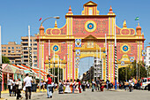 Elaborate Main Entrance To The April Fair; Seville Andalusia Spain
