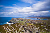 View From The Sanaigmore Cliffs On Islay Towards The Paps Of Juray And Colonsay; Isle Of Islay Southern Hebrides Scotland