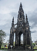 Victorian Gothic Monument To Author Sir Walter Scott; Edinburgh Scotland