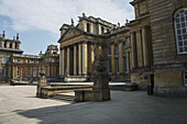 The Inner Courtyard Of Blenheim Palace; Woodstock Oxfordshire England