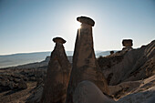 The Three Beauties Rock Formations; Urgup Nevsehir Turkey