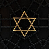 Gold Star Of David; Istanbul Turkey