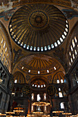 Verziertes Detail im Hagia Sophia Museum; Istanbul Türkei