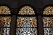 Ornate Detail Of Metal Window Screens; Istanbul Turkey
