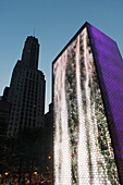 Der Kronenbrunnen; Chicago Illinois Vereinigte Staaten Von Amerika