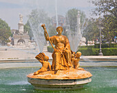 Der königliche Palast Ceres-Brunnen im Parterre-Garten; Aranjuez Comunidad De Madrid Spanien
