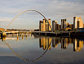 UK, England, Newcastle Upon Tyne, Quayside, Millenium Bridge