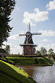 Netherlands, Dokkum, Zeldenrust, Cap windmill