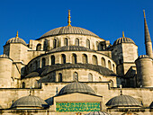 Blick von oben auf die Blaue Moschee; Istanbul, Türkei