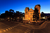 Cathedral Basilica of Saint Francis of Assisi, commonly known as Saint Francis Cathedra; Santa Fe, New Mexico, USA