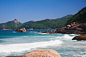 Brazil, Rio de Janeiro, Ilha Grande, Coast of Ilha Grande Island situated few hours off coast of Rio