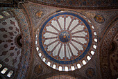 Türkei, Istanbul, Die Blaue Moschee, Kuppel der Sultan Ahmet Moschee