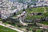 Israel, Elevated view of city; Jerusalem