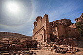 Jordan, Qasr al-Bint temple; Petra