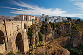 View Of The Roman Bridge And The Rest Of Ronda; Ronda, Spain