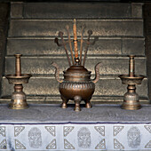 Metal Objects At An Altar In The Temple Of Heaven; Beijing, China