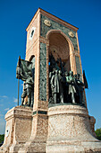 Gedenkstatue von Mustafa Kemal, Taksim-Platz; Istanbul, Türkei