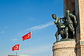 Gedenkstatue von Mustafa Kemal, Taksim-Platz; Istanbul, Türkei