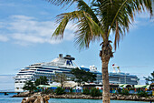 Cruise Ship In A Port; Ocho Rios, Jamaica