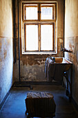 Interior Cell Of Auschwitz Concentration Camp Block; Osweciem, Poland