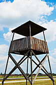 Wachturm im Todeslager Birkenau; Osweciem, Polen