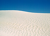 Wüste, weiße Sanddüne