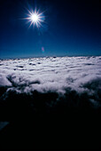 Wolken & Sonne, Blick aus dem Flugzeug
