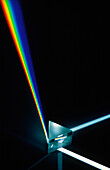 Light Refracting in Prism