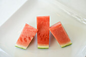 Wassermelone auf Teller