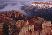 Overview of Rocky Landscape Bryce Canyon National Park Utah, USA