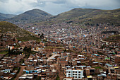 Überblick über das Stadtbild, Puno, Peru