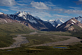 Landscape with Mountains, Denali National Park, Alaska, USA