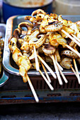 Grilled Squid, Riverside Market, Bangkok, Thailand