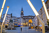 Plaza de la Virgen Blanca, Vitoria-Gasteiz, Alava, Basque Country, Spain