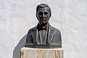 A bust of the father of Domingo Sarmiento in the Birthplace Museum of Domingo F. Sarmiento in San Juan, Argentina.