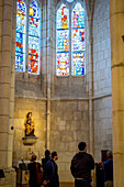 Geführter Besuch in der Catedral Vieja, oder Catedral de Santa Maria, Vitoria, Gasteiz, Álava, Baskenland, Euskadi, Euskal Herria, Spanien